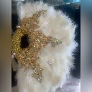 African bridal fan. From Nigeria.  New $189